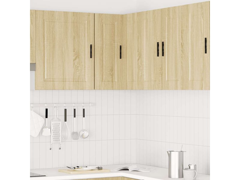 Armoire d'angle murale de cuisine porto chêne sonoma - Conforama C