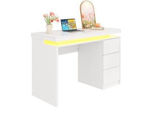 Bureau SAPGAKS 120 cm coloris blanc