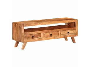 Meuble tv coloris marron 110 cm <strong></strong>  <strong></strong>