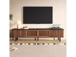 Meuble tv coloris marron 190 cm