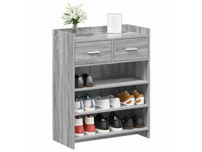  Meuble à chaussure, cabinet à chaussures 73,5x36x92 cm bois d'ingénierie shl5880  - Conforama C