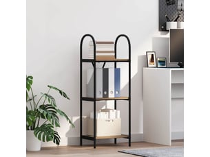 Étagère 3 niveaux, étagère de rangement 40 x 30 x 109 cm bois d'ingénierie shl1485