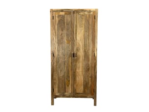 Buffet 2 porte(s)   FINEBUY  - 90 cm coloris bois clair 