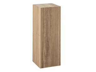 Sellette déco côtelé en bois marek 80cm naturel
