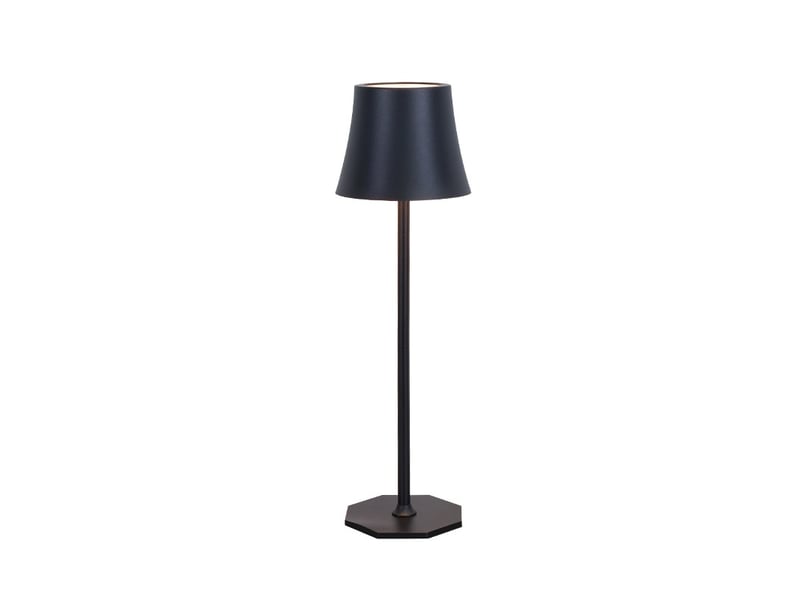  Lampe de table led rechargeable sans fil 4000mah – réglage tactile, noir  - Conforama A