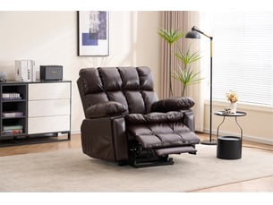 Fauteuil relax électrique  <strong></strong> Tissu marron