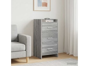 Buffet - bahut - meuble de rangement sonoma gris 40 x 36 x 80 cm bois d'ingénierie
