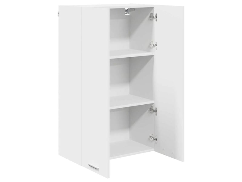 Meuble de rangement cuisine, armoire suspendue blanc 60x31x100cm bois d'ingénierie shl7601 - Conforama E