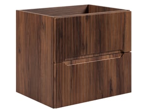Meuble sous vasque suspendu novo effet noyer warmia 60 cm