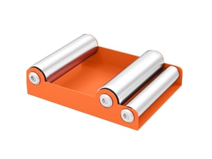 Support à rouleaux moto 15x11,5x4 cm – orange – nettoyage des roues et entretien de chaîne compact