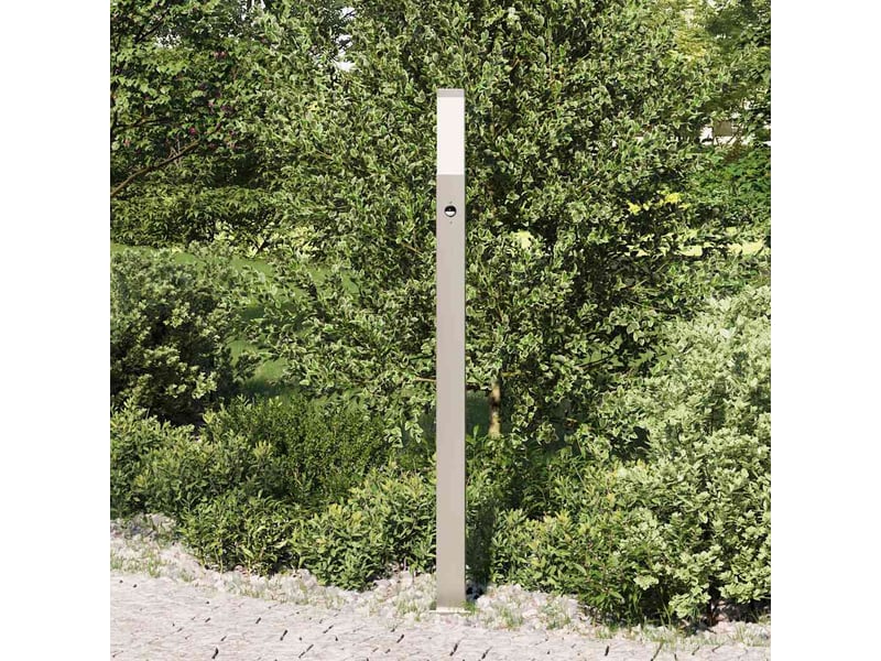  Borne lumineuse, lampadaire avec détecteur 110 cm en acier inoxydable ip44 shl91655  - Conforama C