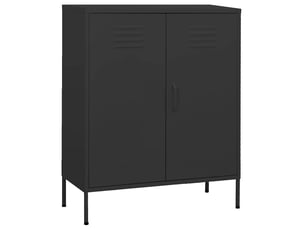 Armoire de rangement, rangement bureau anthracite 80x35x101,5 cm acier shl3753