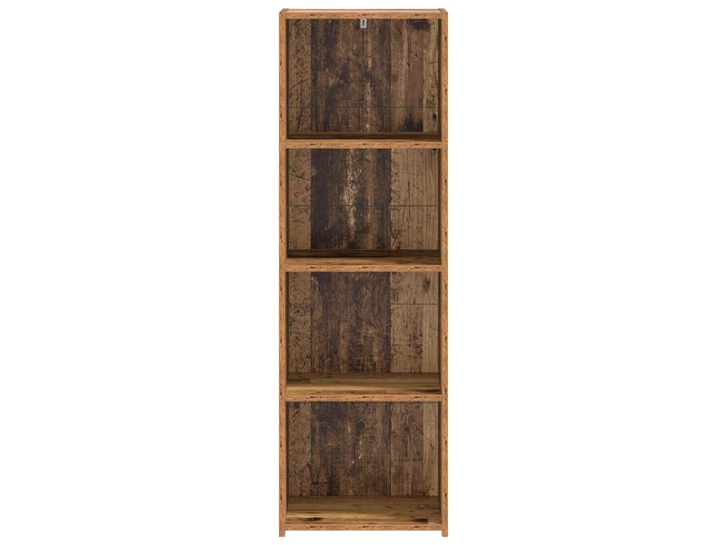  Haut armoire, armoire de rangement bois ancien 40x41x124 cm bois d'ingénierie  - Conforama D