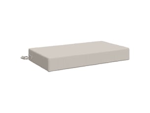Coussin d'assise, coussin pour chaisecanapé soest 100 % polyester blanc 70 x 40 x 10 cm cf51391