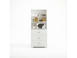 Bibliotheque coloris  blanc 3 étagère(s) TCQPZ  - 39.5 cm x 182.2 cm
