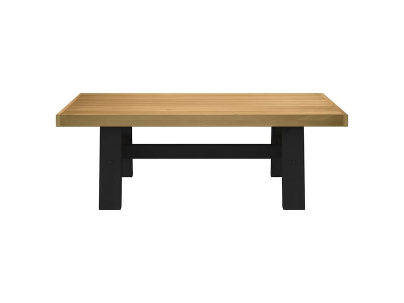  Table basse - table de salon - table à thé noain pieds en forme de a 120x60x40 cm massif pin  - Conforama C
