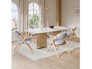 Lot de 4 chaises de salle à manger pliantes 64x67x76 cm, chaises de repas, chaises cuisine, assise confort, bois, lin gris