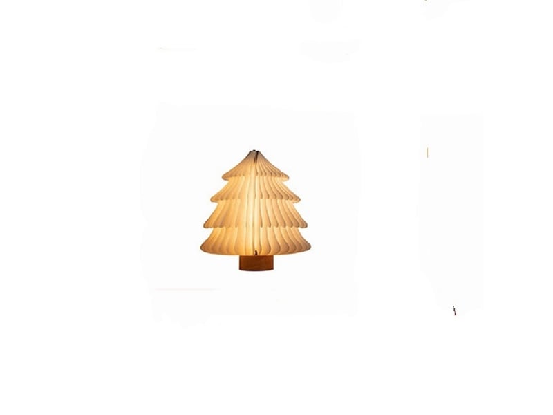  Lampe de sapin de noël, décorations de noël avec lumières led bois  - Conforama A
