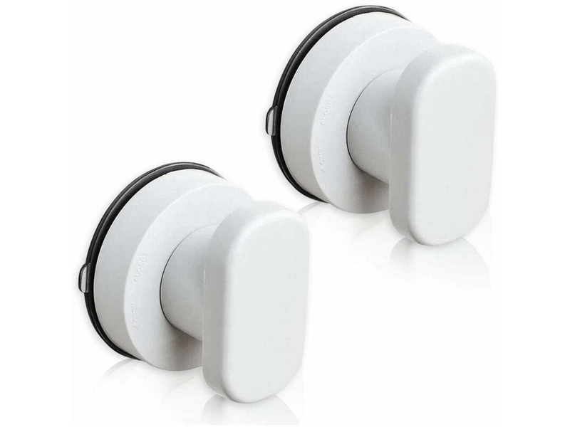 Poignée de porte à ventouse, 2 poignées portables en verre pour réfrigérateur, poignée de salle de bain avec ventouse forte, 62 x 50 mm. - Conforama A