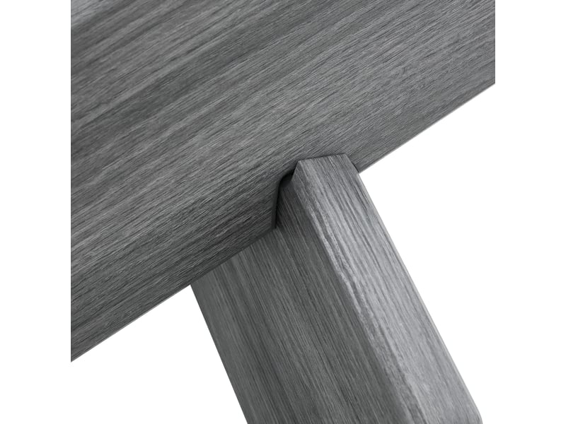 Table basse ronde en verre avec piètement croisé en mdf pour salon diamètre 79 cm h 45 cm gris transparent - Conforama D