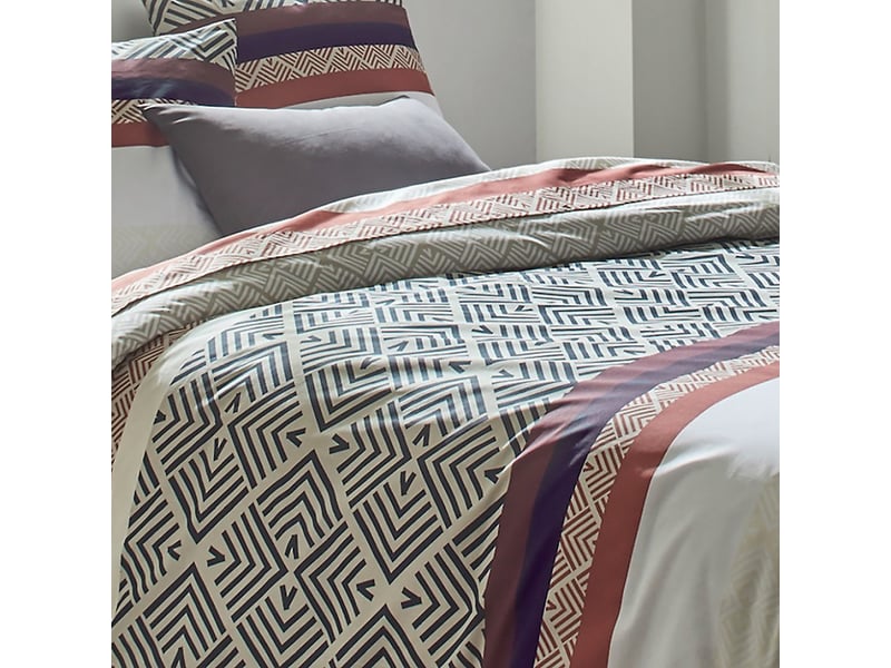  Parure de lit 220x240 cm coton raysme PD25779 - Conforama D