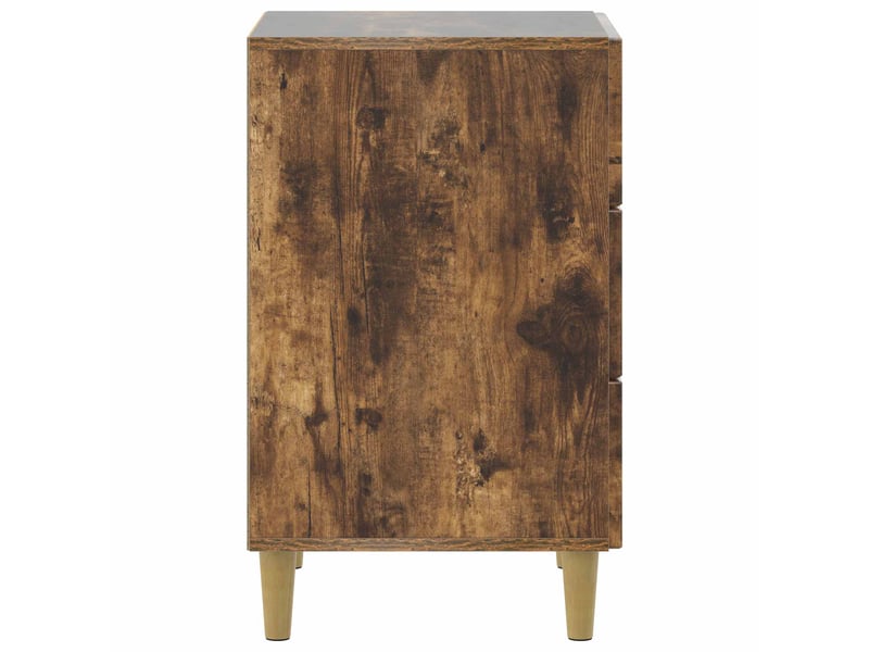  Table de chevet - cabinet de chevet - table de nuit chêne fumé 43 x 41 x 66,5 cm  - Conforama E