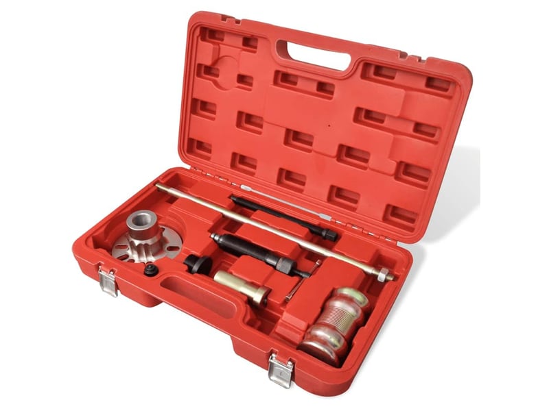  Coffret d’extracteur de moyeu de roue hydraulique 10 tonnes voiture auto garage atelier outils 02_0004184  - Conforama B