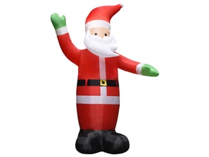Père noël gonflable avec led décoration de noël ip44 4,5 m