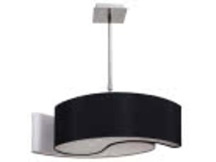 Fabrilamp ying-yang, lampe, moderne, 2 x e14, noir
