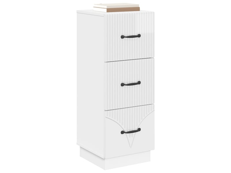  Armoire de rangement bureau, armoire à tiroirs 33 x 34.5 x 87 cm bois d'ingénierie shl2615  - Conforama C