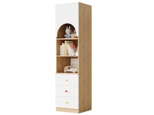 Bibliotheque coloris blanc PEXCHO - 50 cm x 200 cm