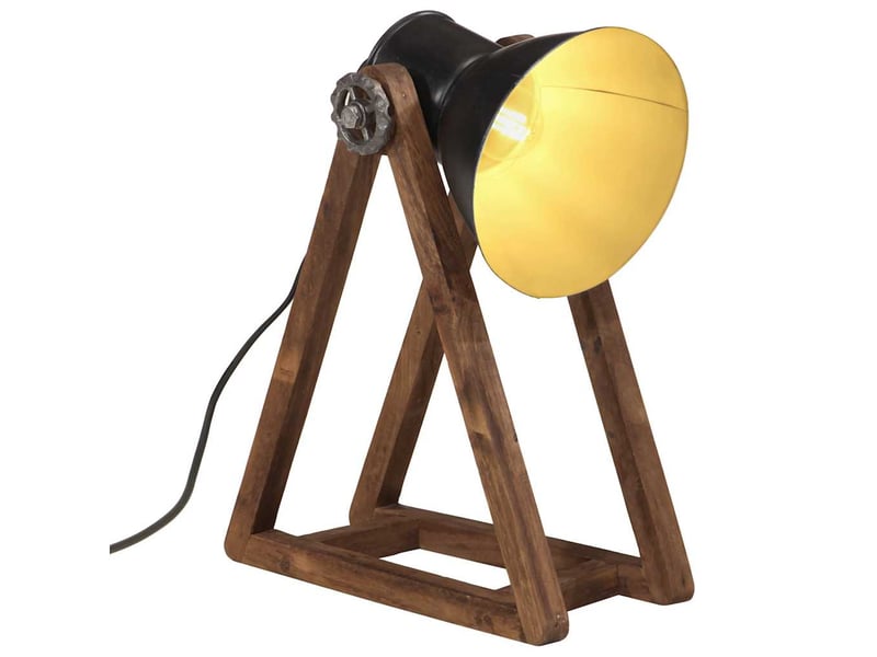 Lampe de bureau 25 w noir 30x17x40 cm e27  - Conforama B
