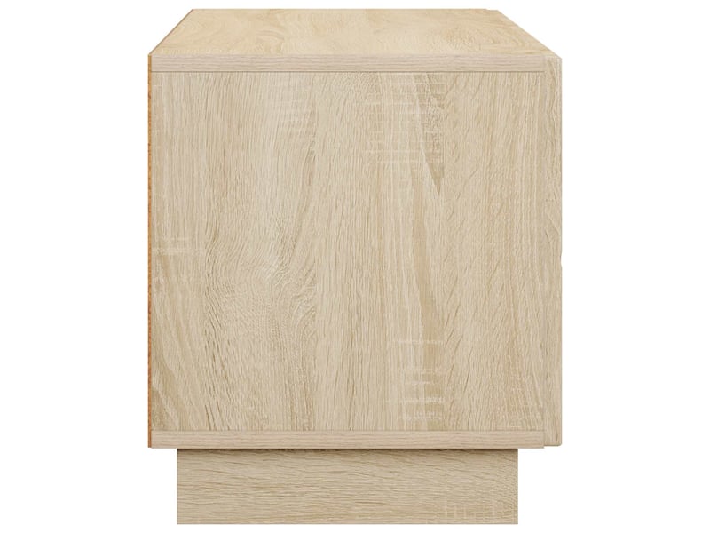  Meuble tv moderne, banc tv 90x34,5x40 cm chêne sonoma bois d'ingénierie shl33293  - Conforama E