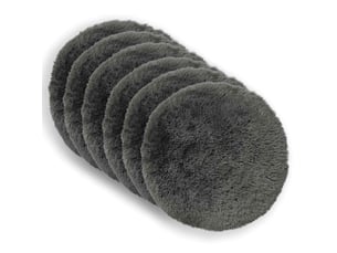 Lot de 6 coussins avec oreiller, coussins décoratifs heerlen vert clair fleece pv cf50925