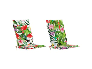 Lot de 2 coussins de chaise à dossier haut gemert cf59257