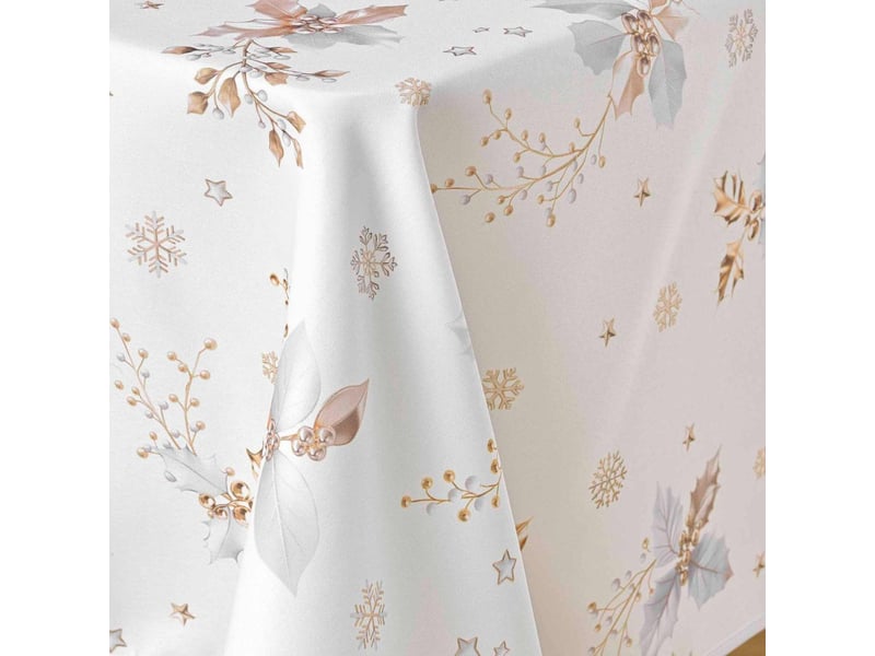  Nappe imprimé guido 150x240cm blanc  - Conforama B