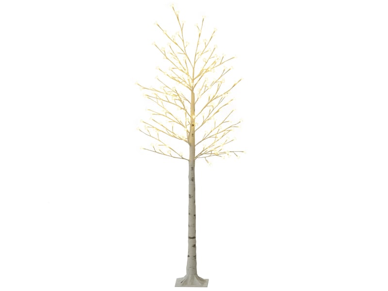  Cerisier artificiel de 180 cm de haut, orné de 180 led blanc chaud, indice de protection ip44, convient à une utilisation intérieure et extérieure  - Conforama A