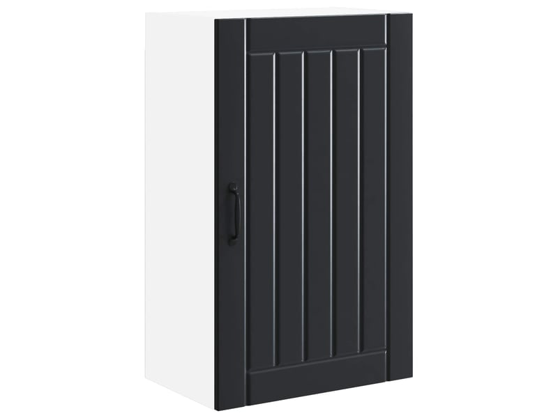  Meuble mural de cuisine, armoire de cuisine noir 50x31x80cm bois d'ingénierie shl2355  - Conforama A