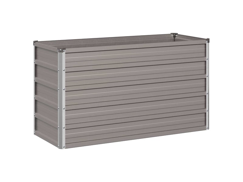  Jardinière - jardin surélevé rouillé 100 x 40 x 55 cm corton  - Conforama C