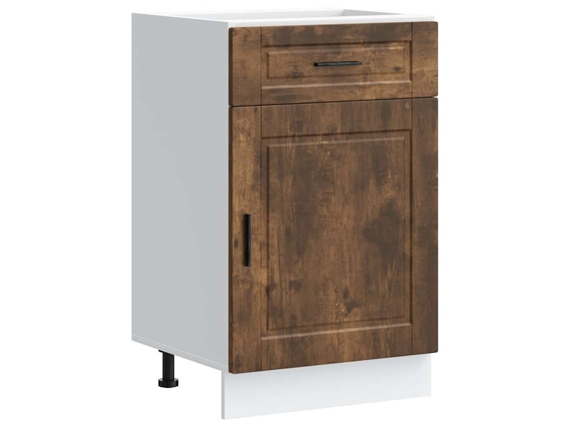  Meuble de rangement, armoire de cuisine porto chêne fumé bois d'ingénierie shl7678  - Conforama A
