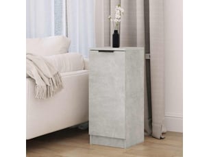 Buffet cuisine, meuble de rangement, bahut gris béton 30x30x70 cm bois d'ingénierie shl53565