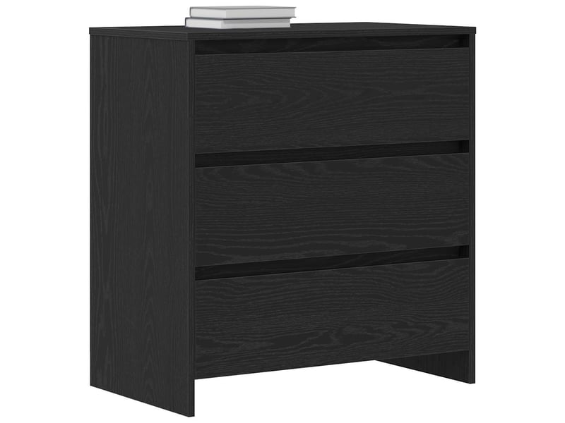  Buffet - bahut - meuble de rangement en chêne noir 70 x 41 x 75 cm bois d'ingénierie  - Conforama D