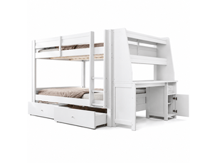 Lit superposé 140x200 cm OMNIGLINT TRADING LTD coloris blanc