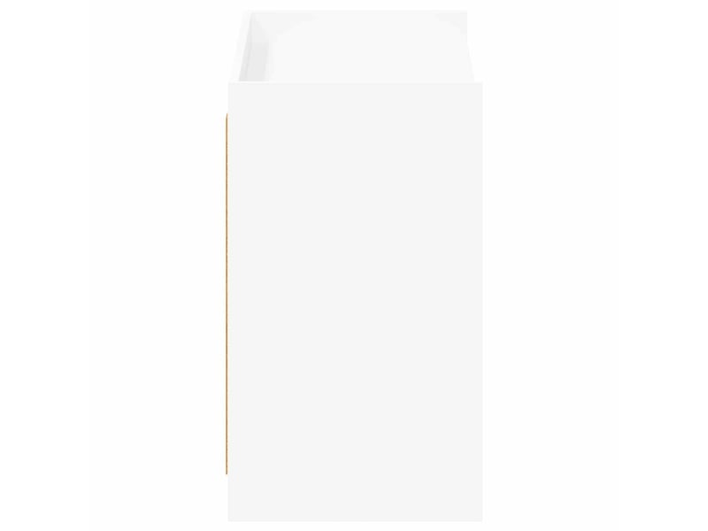  Meuble à chaussure, cabinet à chaussures blanc 85x39,5x70 cm bois d'ingénierie  - Conforama E