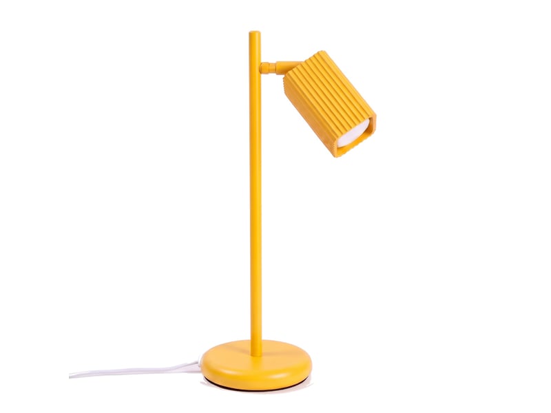 Lampe de table rayo jaune aluminium moderne 43x14.5x14.5cm SL.3271 - Conforama A