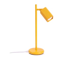 Lampe de table rayo jaune aluminium moderne 43x14.5x14.5cm