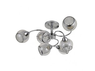 Fabrilamp stanley, lampe, moderne, 6 x e27, chromé, 26 x 68 x 68 cm