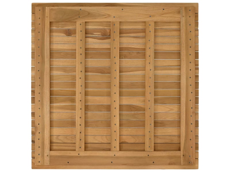 Vidaxl plateau de table 80 x 80 x 3,5 cm carré bois de teck massif - Conforama E