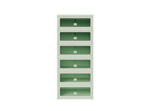 Meuble à chaussures 12 paire(s)  <strong></strong>  <strong></strong> coloris vert