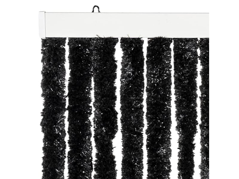 Rideau anti-mouches, moustiquaire anthracite 100x200 cm chenille cf43484  - Conforama D